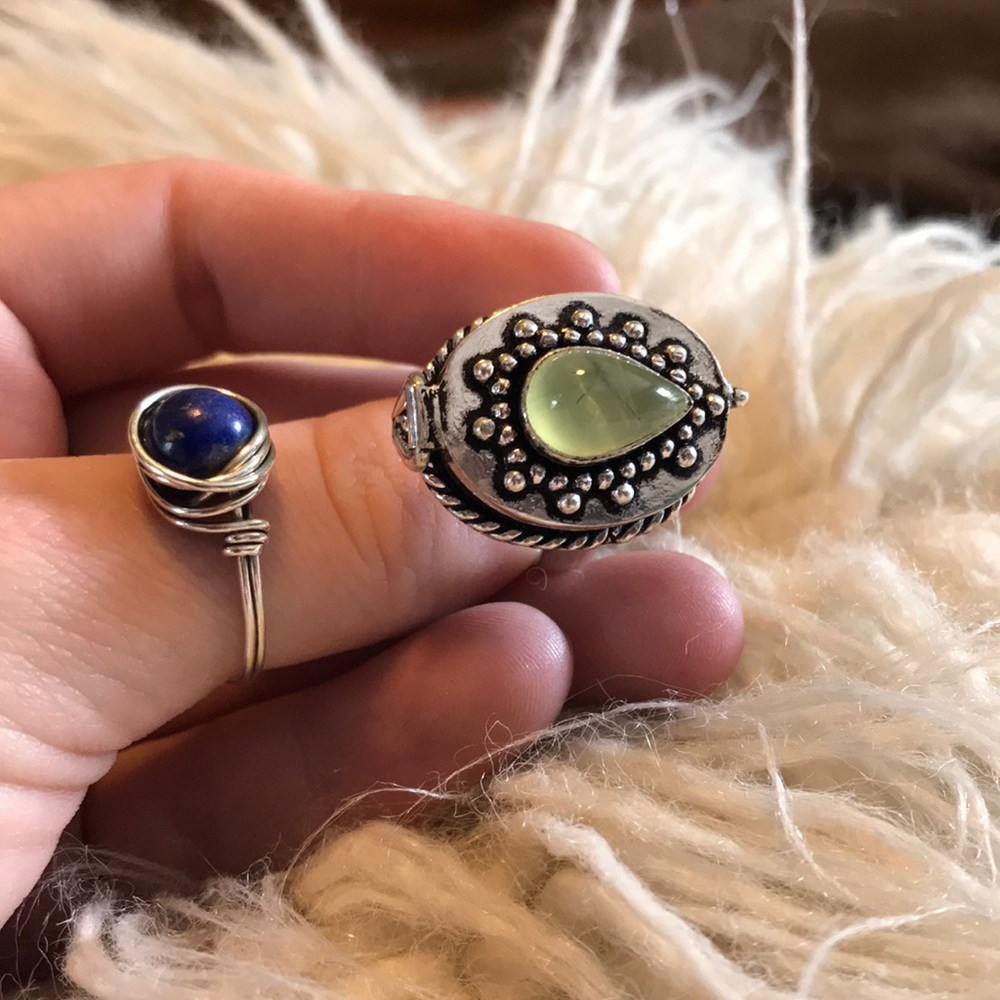 Poison / Pill Box Stash Locket Ring